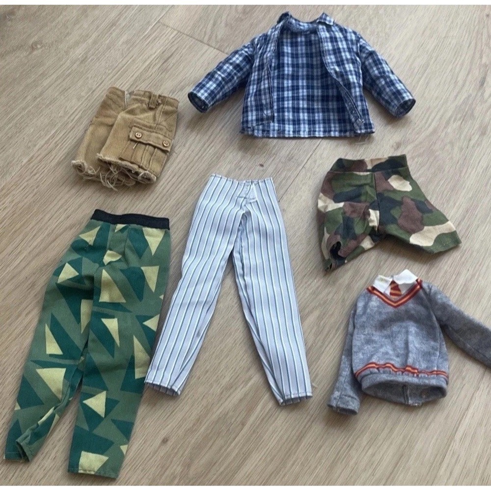 Lot of 6 Pieces GI Joe/Ken Soldier Clothes‎